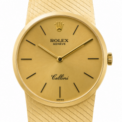 Rolex Cellini 18K Yellow Gold 32MM 4112 Watch